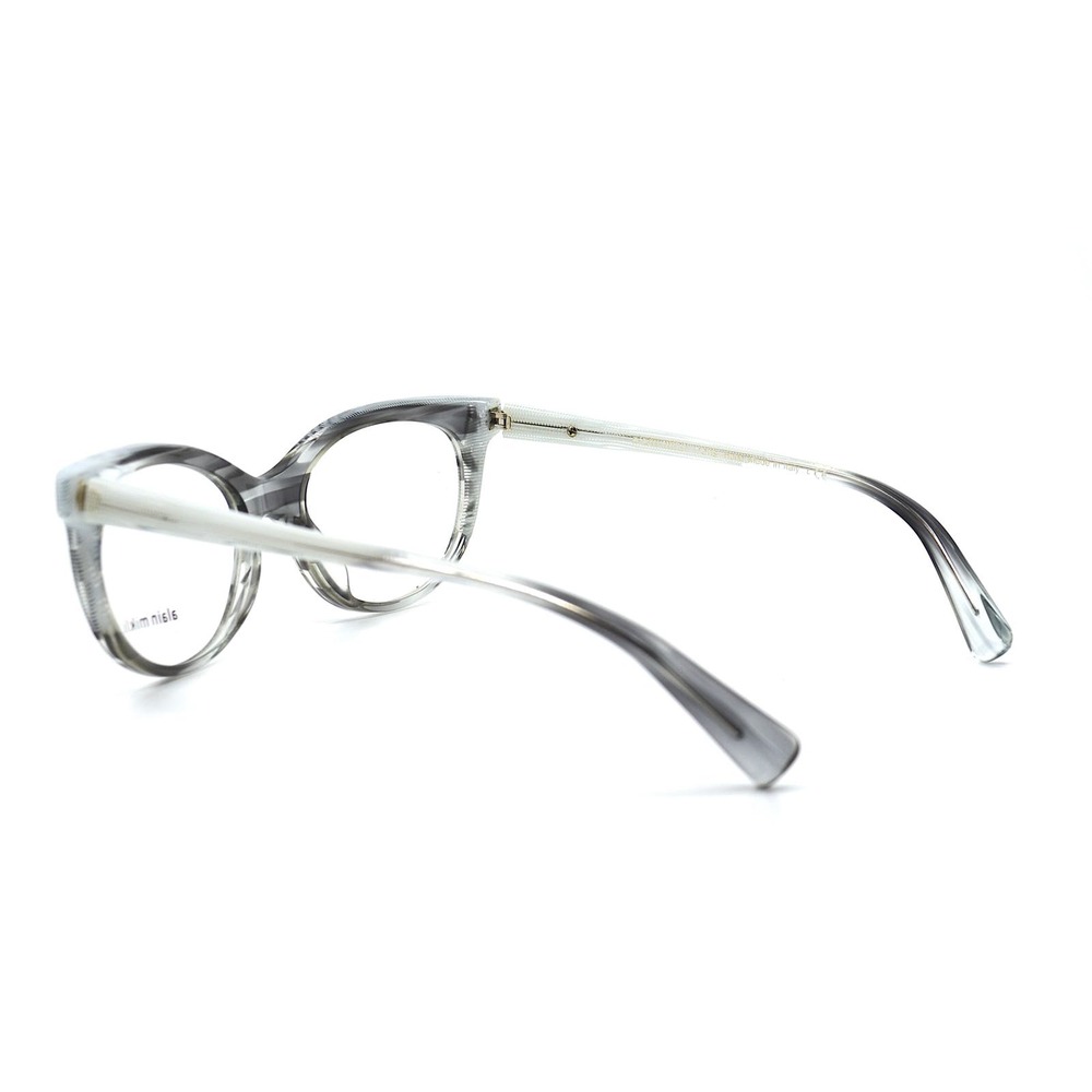 ALAIN MIKLI A03078 002 GREY WHITE AUTHENTIC EYEGLASSES FRAMES - Picture 6 of 9